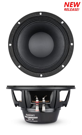 SB Audience NERO-8MWN400D 8-inch woofer with a compact neodymium motor.